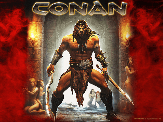 Conan title screen for Xbox